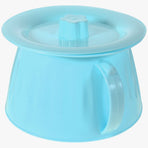 Plastic Bedpan for Home Use with Stable Base and Smooth Edges, Chamber Pot for Comfort and