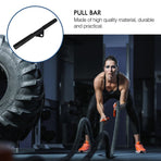 Black Pull Bar for Strength Training Durable Muscle Tension Bar for Home Gym Use