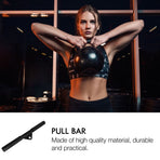 Black Pull Bar for Strength Training Durable Muscle Tension Bar for Home Gym Use