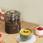 Electric Garlic Chopper, Mini Portable Veggie Choppers, Garlic Grinder Masher Onion Chopper, Blender to Vegetable, Wireless Food Processor for Ginger, Chili, Fruit, Meat, etc