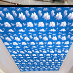 Natural Sky Peel and Stick Wallpaper, DIY Wall Sticker Panels Decal, Blue Sky Clouds Pattern,Vinyl Contact Paper for Kitchen,Wall Art,Crafts and Decor, Removable and Waterproof,Easy to Apply