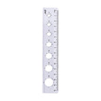 Flexible Ruler, Rulers Scale Bendable Flexible Rubber Rulers Transparent Shatterproof Straight Plastic Ruler Classroom Or Rulers Measuring Precise Drafting for Draw