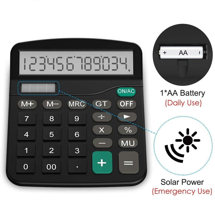 Desktop Financial Office Computer Basic Office Functions Electronic Calculator,Currency Tools | General Purpose | Large Display | Ideal for Home, Office & Everyday Math