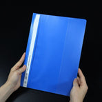 Fashion Style Folder Loose Folder Business Folder Stationery Report Folder for Letter Size Paper, Resume & Document, Clear Front Report Covers Binder Bulk for Office Business