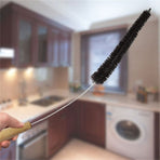 Dryer Cleaner Vent Brush - 75cm Long Flexible Dryer Vent Cleaner & Refrigerator Condenser Coil Brush Long Flexible Refrigerator Coil Cleaning Brush (29.53 Inch) \ufeff