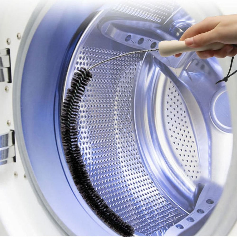 Dryer Cleaner Vent Brush - 75cm Long Flexible Dryer Vent Cleaner & Refrigerator Condenser Coil Brush Long Flexible Refrigerator Coil Cleaning Brush (29.53 Inch) \ufeff