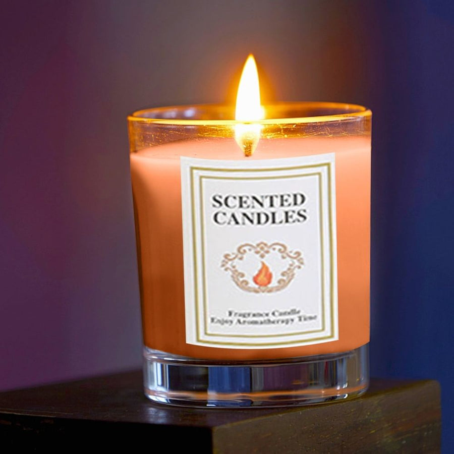 Sicilian Lemon Scented Candle in Large Jar - 110+ Hour Burn Time, Single Wick Soy Wax Candle for Home, Office, Gifts - Fresh Citrus Aromatherapy