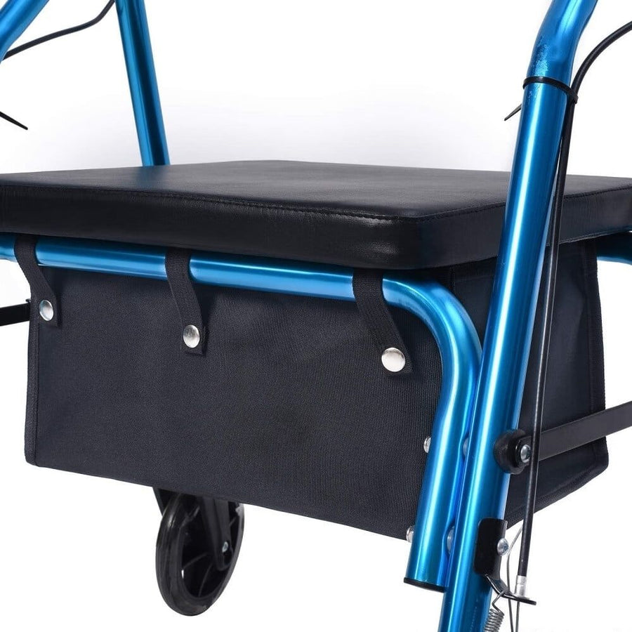 Walker Bag,Under Seat Rollator Bag,Rollator Seat Bag 4 Wheeled Walker Rollator Wheelchair Frame Replacement Storage Bag