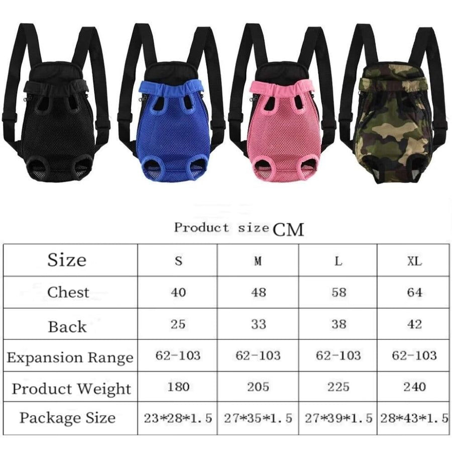 Pet Carrier Backpack Front Pack,Dog Cat Carrier Travel Bag Adjustable Straps Legs Out for Small Medium Pets (S,Pink)