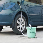 12V Fuel Transfer Pump,Mini Portable Stainless Steel On/Off Switch Oil Diesel Fuel Transfer Water Pump 12V 40mm