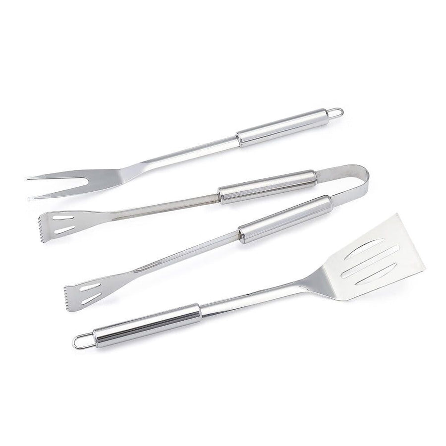 4-Piece Stainless Steel Barbeque Grilling Tool Set with Carry Bag,Grilling Accessories Bbq Tools Set,Grilling Accessories Bbq