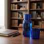 500ml Nightstand Water Carafe and Tumbler Glass Set - Bedside Pitcher for Drinking Water, Bedroom Hydration Accessory