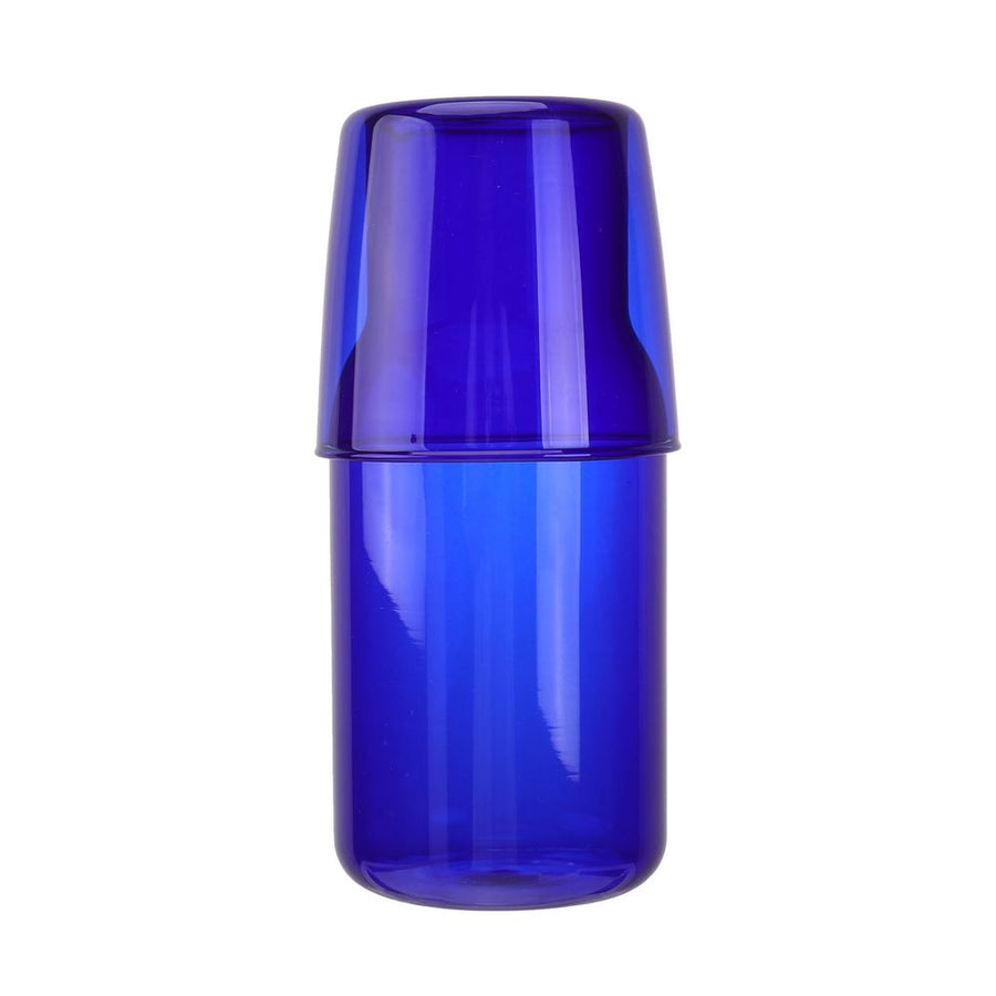 500ml Nightstand Water Carafe and Tumbler Glass Set - Bedside Pitcher for Drinking Water, Bedroom Hydration Accessory