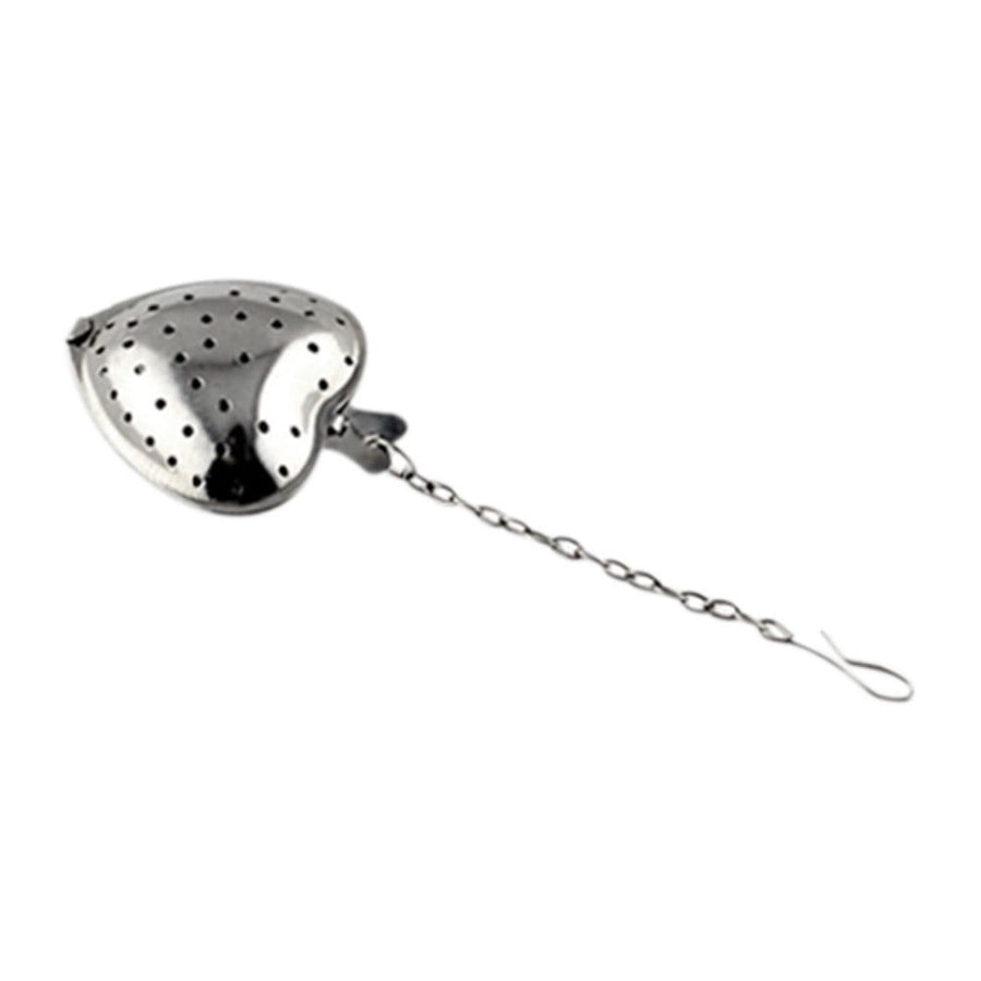 Stainless Steel Tea Infuser Mesh Heart Shaped Tea Strainer Spoon Sugar Flour Sifters Filters Tea Interval Diffuser for Loose Leaf, Spices, Seasonings,Easy Brewing, No Loose Leaves