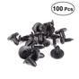 100x Universal Plastic Bumper Fastener Clips for Cars