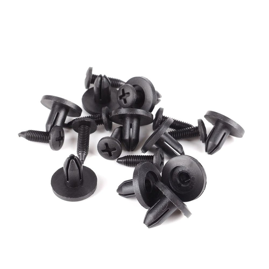 100x Universal Plastic Bumper Fastener Clips for Cars