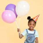 50 White Plastic Balloon Sticks with Cups for Party Decoration