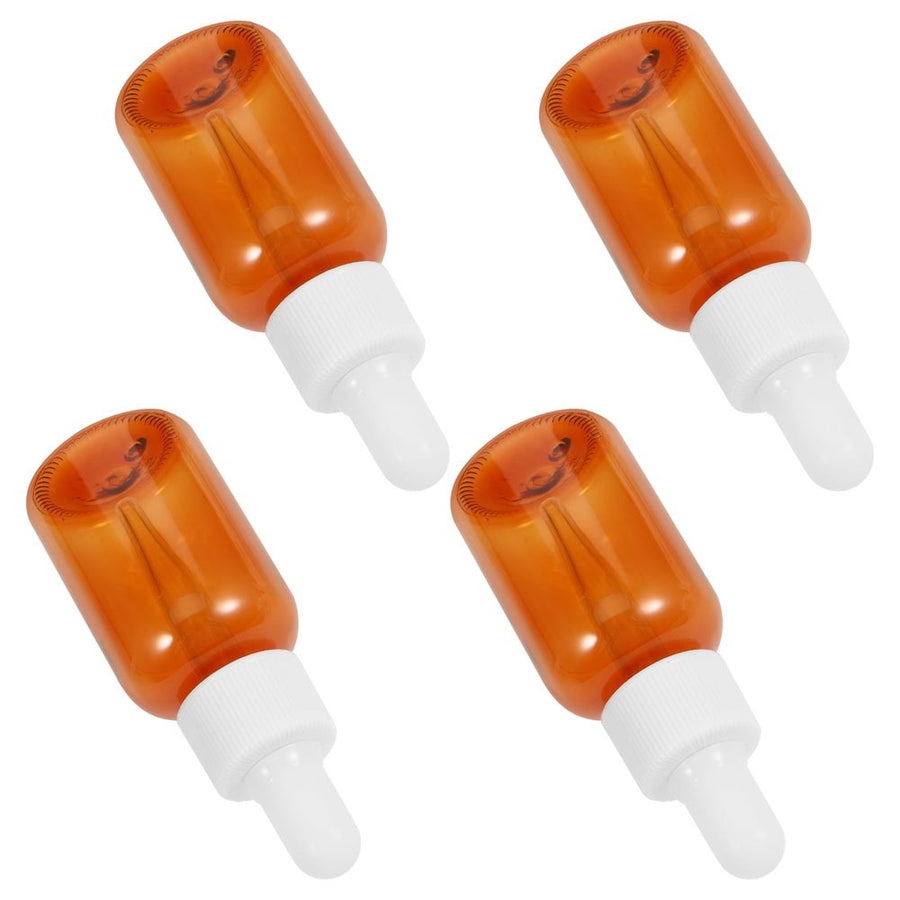 Set of 4 Small Dropper Bottles 35ml Plastic Dispenser Bottles for Perfume and Aromatherapy