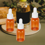 Set of 4 Small Dropper Bottles 35ml Plastic Dispenser Bottles for Perfume and Aromatherapy