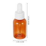 Set of 4 Small Dropper Bottles 35ml Plastic Dispenser Bottles for Perfume and Aromatherapy