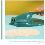 2Pcs Plastic Handheld Dumpling Mold Presser for Families Friends