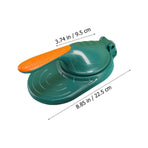2Pcs Plastic Handheld Dumpling Mold Presser for Families Friends