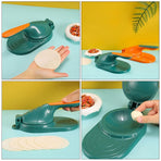 2Pcs Plastic Handheld Dumpling Mold Presser for Families Friends