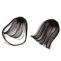 Black Clip in Fringe Bangs, Non-Reflective and Reusable, Perfect for Parties and Performances 2Pcs