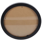 Black Resin Embroidery Hoop Frame for Cross Display, Circular Photo Holder for Craft and Needlework