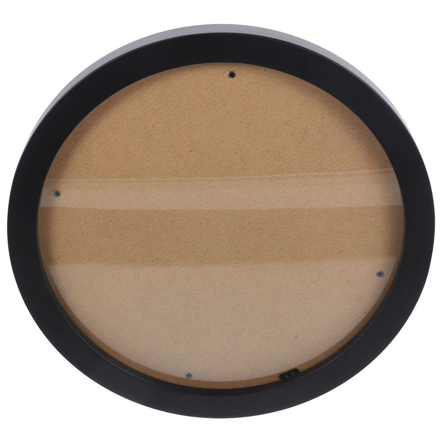 Black Resin Embroidery Hoop Frame for Cross Display, Circular Photo Holder for Craft and Needlework