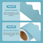 Bulletin Board Border Trim in Paper for School and Office Walls