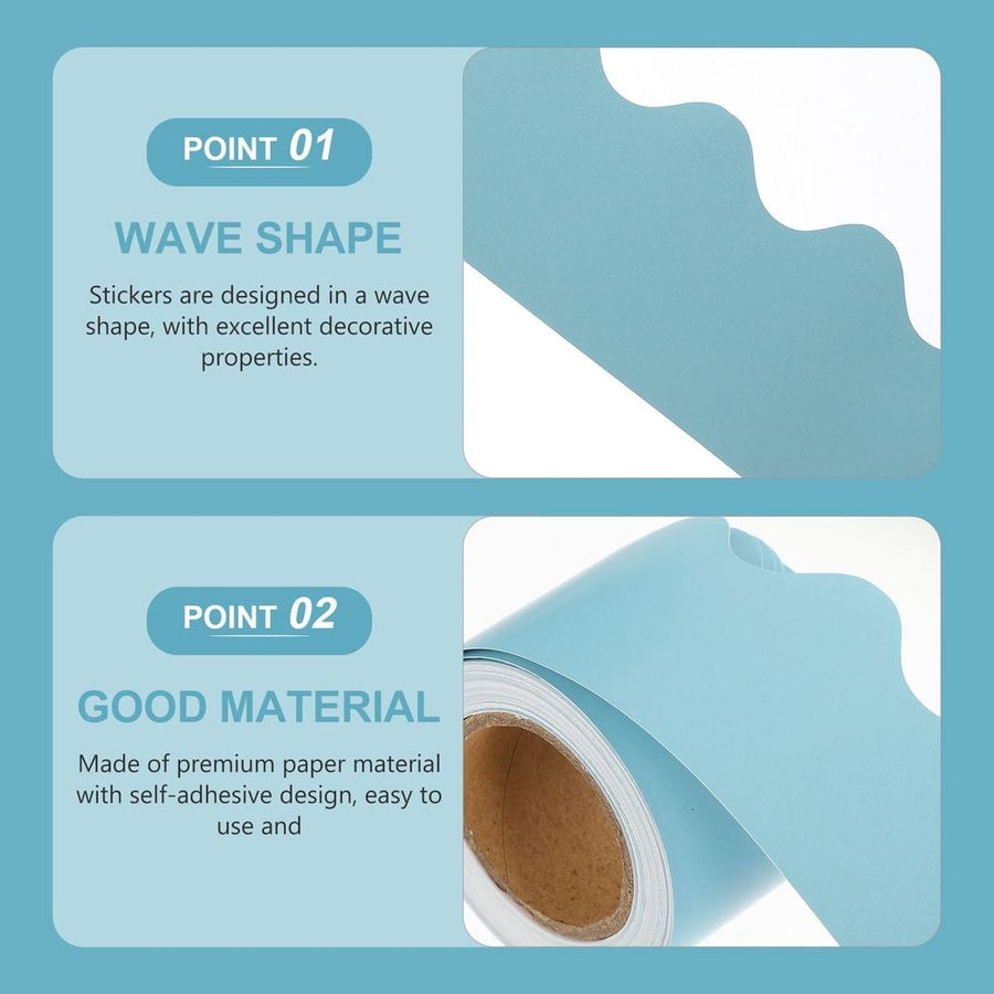Bulletin Board Border Trim in Paper for School and Office Walls