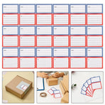 Self-Adhesive Mailing Labels Multi-Color Paper Strong Adhesion 150Pcs