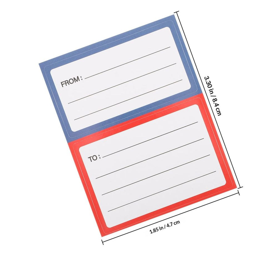 Self-Adhesive Mailing Labels Multi-Color Paper Strong Adhesion 150Pcs