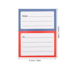 Self-Adhesive Mailing Labels Multi-Color Paper Strong Adhesion 150Pcs