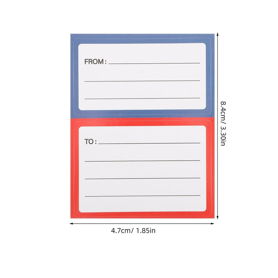 Self-Adhesive Mailing Labels Multi-Color Paper Strong Adhesion 150Pcs