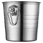Stainless Steel Ice Bucket Plated Silver for Decoration Keeps Drinks Chilled in Bars