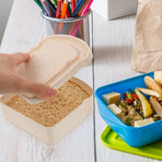 Khaki Sealed Container for Bread and Toast Storage, Perfect for Picnics