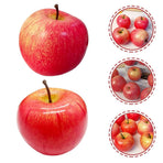 2Pcs Fake Fruit Models Red Foam Artificial Decoration for Home Decoration