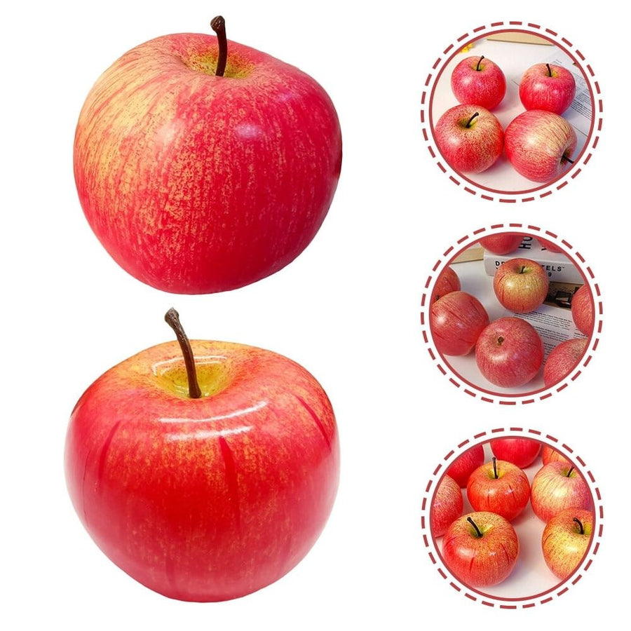2Pcs Fake Fruit Models Red Foam Artificial Decoration for Home Decoration