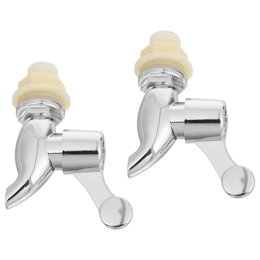 2Pcs Silver Plastic Bucket Spigot Replacement for Water Cooler and Beverage Dispenser