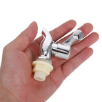 2Pcs Silver Plastic Bucket Spigot Replacement for Water Cooler and Beverage Dispenser