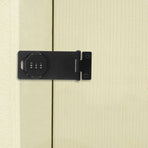 Robust Locking Mechanism Cabinet Door Lock In Black Color With Password Protection For Adults 1Pack