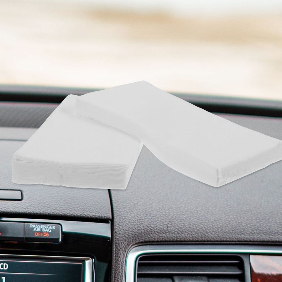 White Car Tissue Refill Soft Wood Pulp Tissues for Daily Use, Portable and Easy to Carry