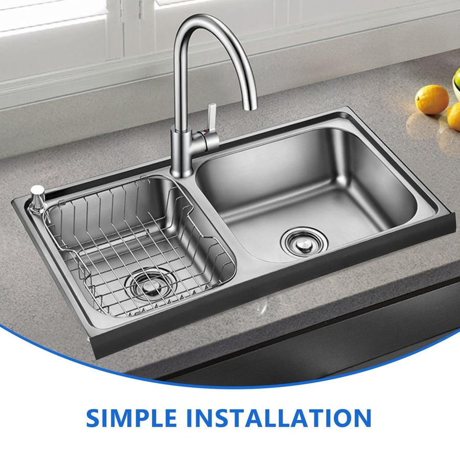 Black Tpe Water Stopper Install Aesthetic Barrier