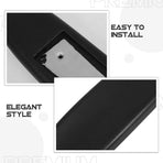 1 Pair Black PU Office Chair Armrest Pads Replacement Cushions Easy to Install for Comfortable Office Seating