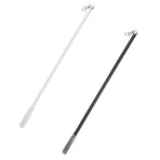 2-Pack Curtain Pull Rods with Crack-Resistant for Drapery in Living Room and Bedroom