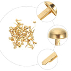 DIY Craft Nails Golden Alloy Paper Fasteners for Scrapbooking 100Pcs