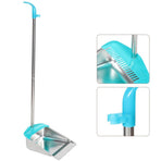 Standing Dustpan Dustpan Silver Thickened Design For Home Cleaning 1Pack