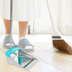Standing Dustpan Dustpan Silver Thickened Design For Home Cleaning 1Pack